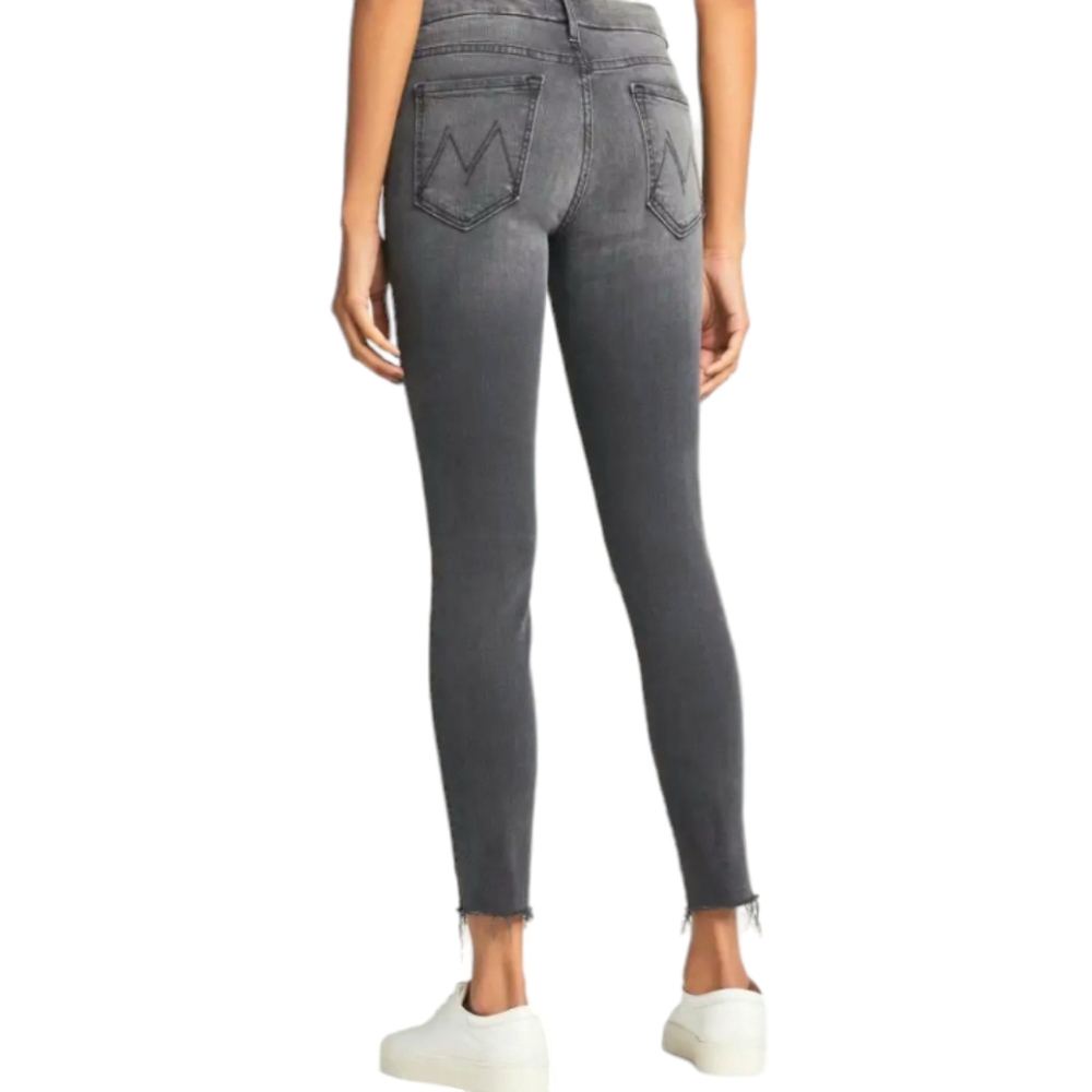MOTHER - Looker Ankle Fray Jeans- Huntress, Gray Wash, Sold on Revolve - Picture 2 of 16